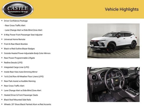 Used 2023 Chevrolet Blazer LT w/ LPO, Floor Liner Package image 8