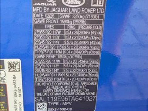 New 2026 Land Rover Range Rover Sport Autobiography AWD/4WD image 16