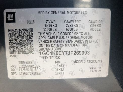 Used 2018 Chevrolet Silverado 3500 LTZ w/ Duramax Plus Package image 23