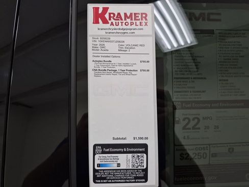 New 2026 GMC Acadia Elevation w/ Black Edition image 35