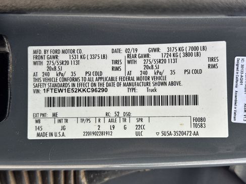 Used 2019 Ford F150 XL w/ Equipment Group 101A Mid image 38