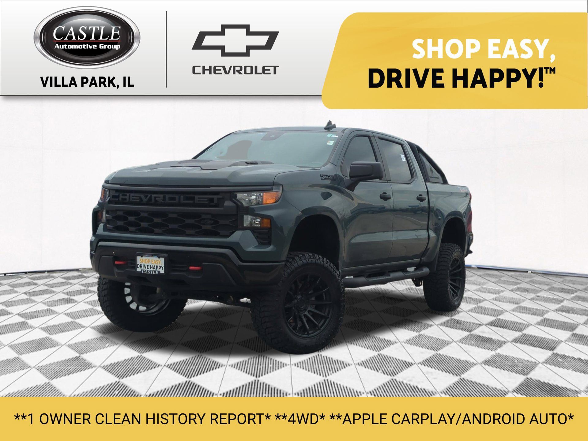 Used 2025 Chevrolet Silverado 1500 Custom Trail Boss w/ LPO, Dark Essentials Package AWD/4WD image 1