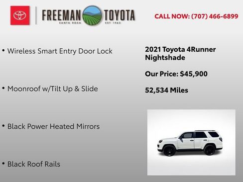 Used 2021 Toyota 4Runner Nightshade AWD/4WD image 11