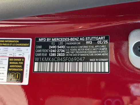 Used 2025 Mercedes-Benz CLE 53 AMG 4MATIC Cabriolet image 18