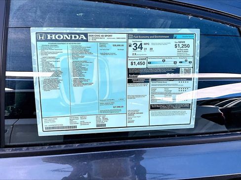 New 2026 Honda Civic Sport image 18