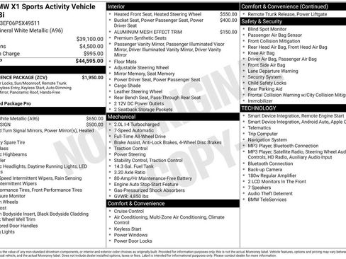 Used 2023 BMW X1 xDrive28i w/ Convenience Package AWD/4WD image 24