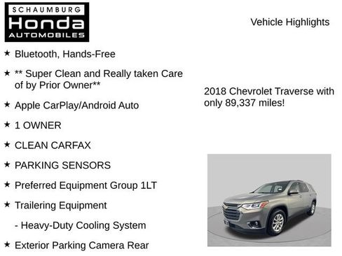 Used 2018 Chevrolet Traverse LT AWD/4WD image 7