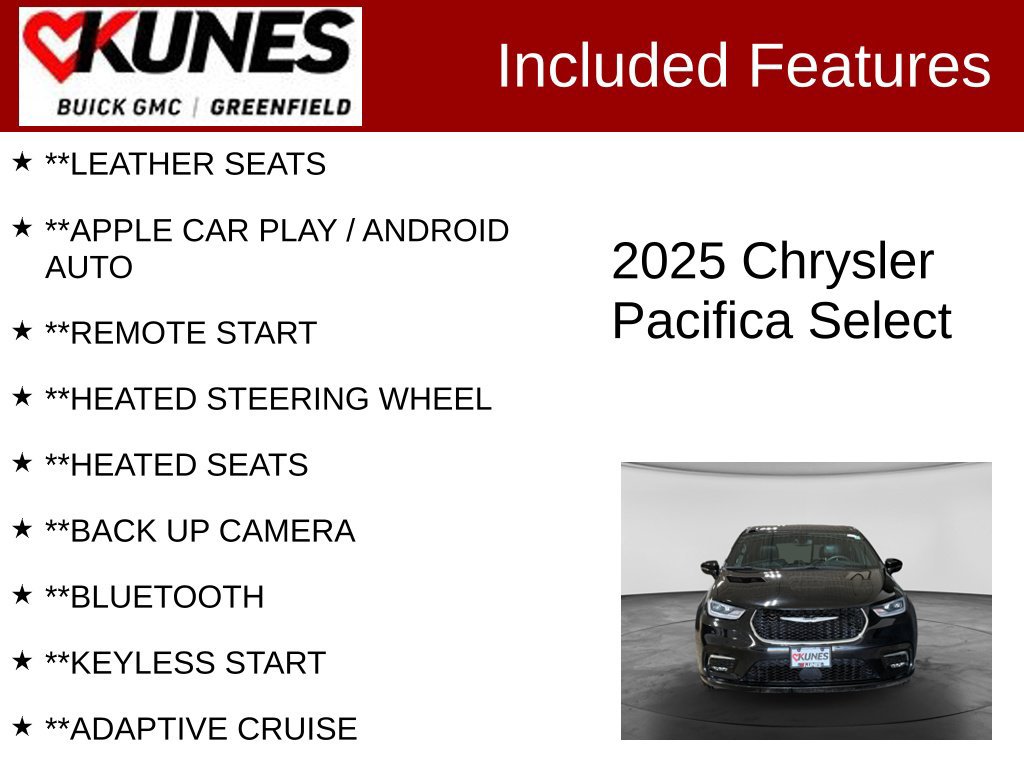 Used 2025 Chrysler Pacifica Select FWD image 2