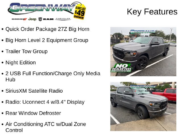 Used 2020 RAM 1500 Big Horn RWD image 2