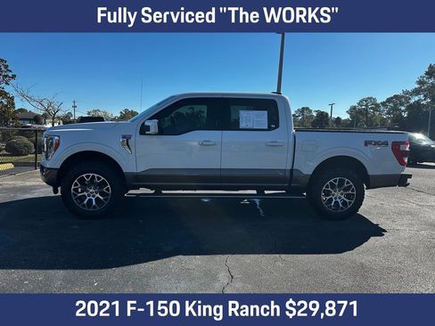 Used 2021 Ford F150 King Ranch w/ Equipment Group 601A High image 2