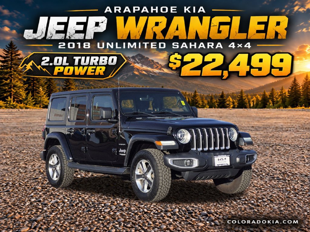 Used 2018 Jeep Wrangler Unlimited Sahara AWD/4WD image 2