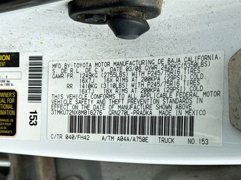 Used 2008 Toyota Tacoma PreRunner RWD image 27