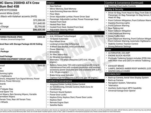 New 2026 GMC Sierra 2500 AT4 w/ AT4 Preferred Package AWD/4WD image 4