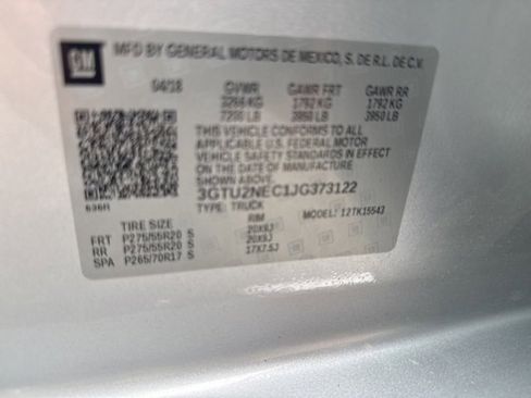 Used 2018 GMC Sierra 1500 SLT w/ SLT Premium Package image 33