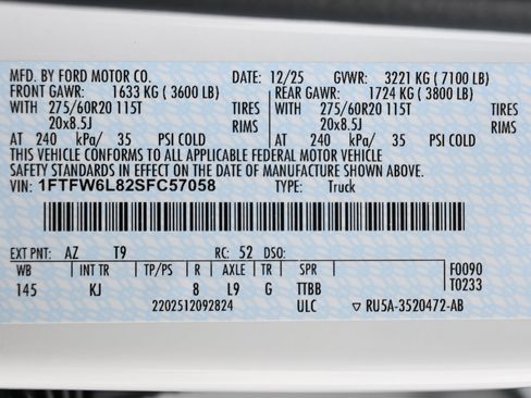 New 2025 Ford F150 King Ranch w/ FX4 Off-Road Package image 16