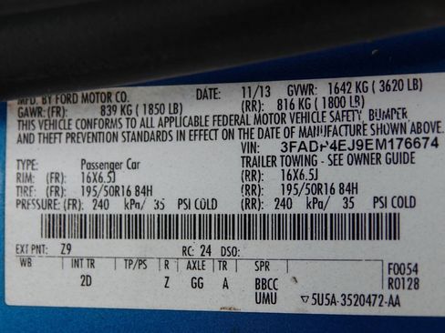 Used 2014 Ford Fiesta SE w/ Equipment Group 201A FWD image 71