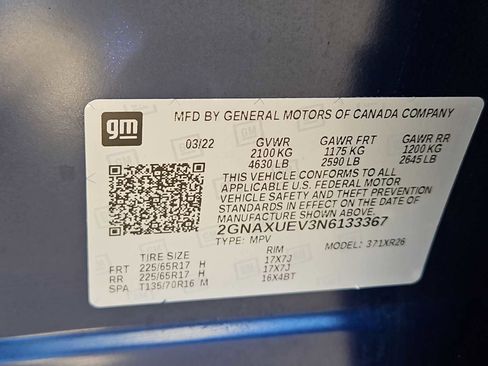 Used 2022 Chevrolet Equinox LT image 49