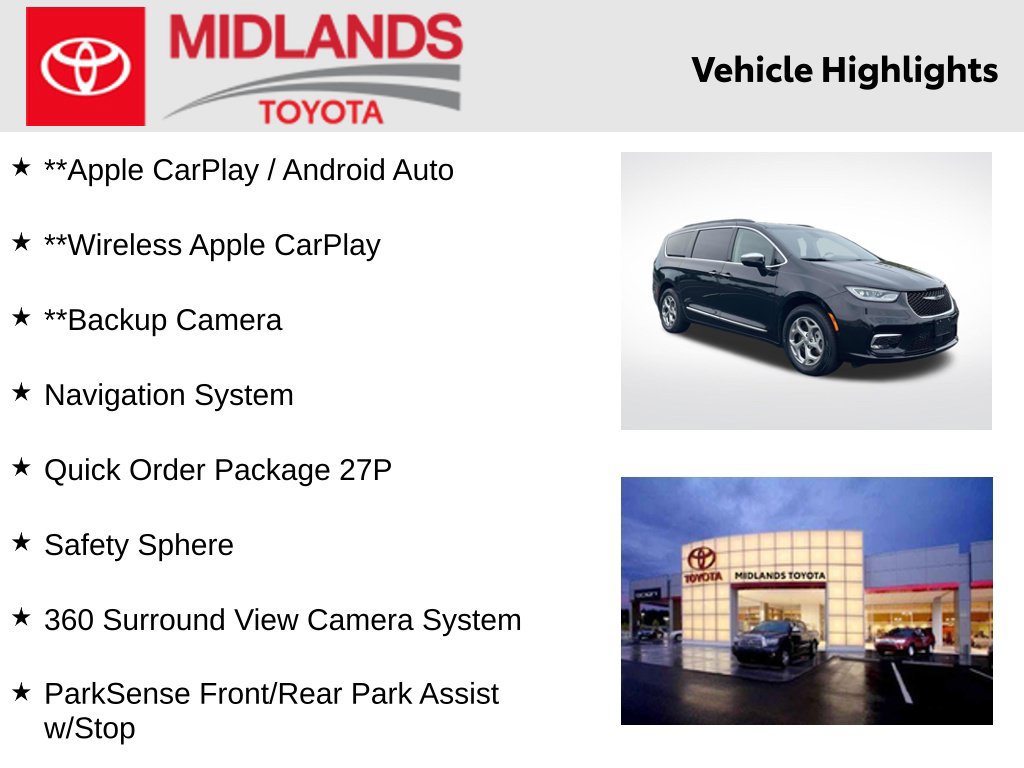 Used 2023 Chrysler Pacifica Limited AWD/4WD image 2