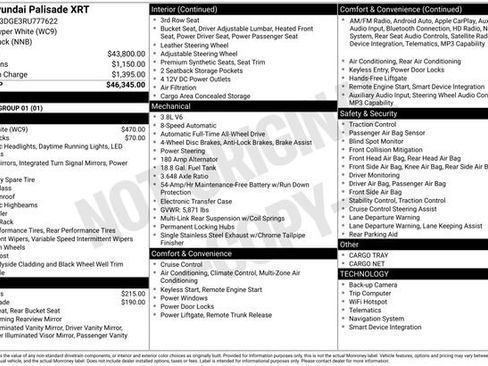 Used 2024 Hyundai Palisade XRT AWD/4WD image 5