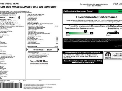 Used 2022 RAM 3500 Tradesman AWD/4WD image 2