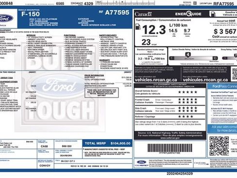 Used 2024 Ford F150 Platinum image 14