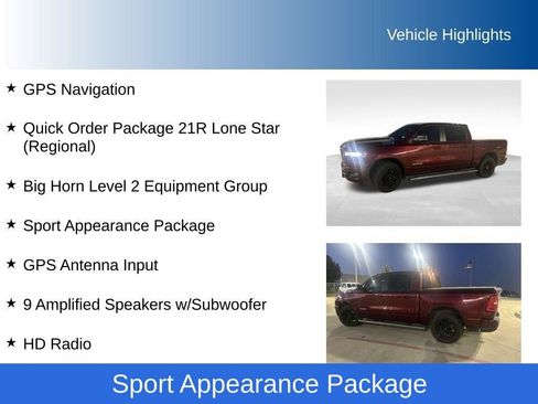 Used 2025 RAM 1500 Lone Star AWD/4WD image 6