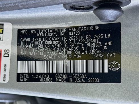 Used 2023 Lexus ES 350 w/ Premium Package FWD image 28