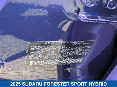 Certified 2025 Subaru Forester Sport image 31