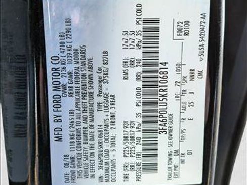 Used 2019 Ford Fusion SE image 15