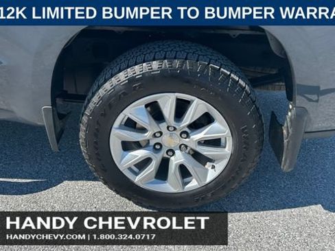 Certified 2021 Chevrolet Silverado 1500 Custom w/ LPO, Dark Essentials Package AWD/4WD image 9