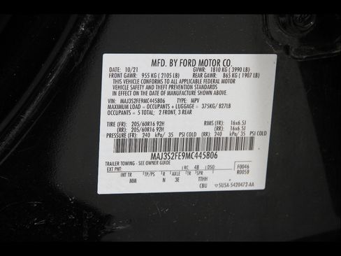 Used 2021 Ford EcoSport S FWD image 21