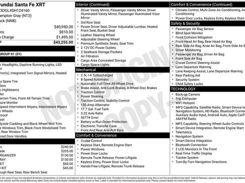 Certified 2025 Hyundai Santa Fe XRT AWD/4WD image 38