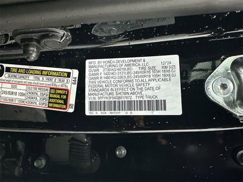 Used 2025 Honda Ridgeline RTL image 35