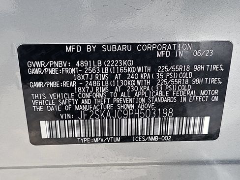 Certified 2023 Subaru Forester Sport AWD/4WD image 16