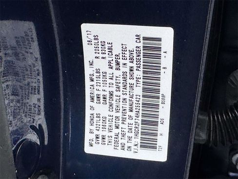 Used 2017 Honda Accord EX image 28