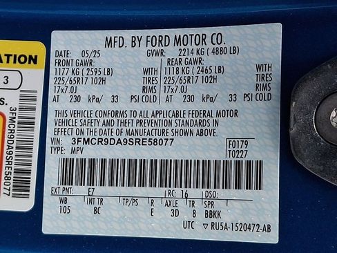 Certified 2025 Ford Bronco Sport Badlands AWD/4WD image 28