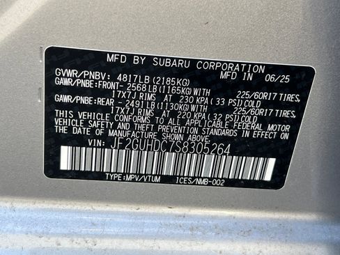 New 2025 Subaru Crosstrek 2.5i Premium image 27