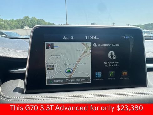 Used 2019 Genesis G70 3.3T Advanced w/ Sport Package RWD image 16