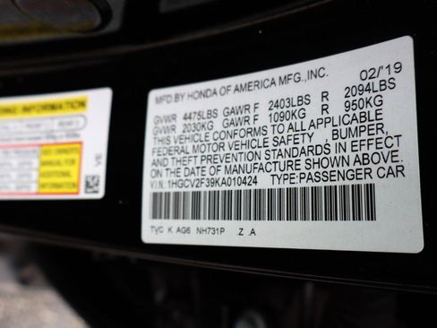 Used 2019 Honda Accord Sport image 20