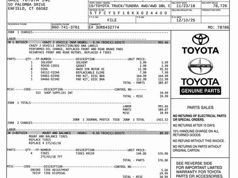 Used 2019 Toyota Tundra SR5 image 10