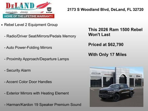 New 2026 RAM 1500 Rebel w/ G/T Package image 24