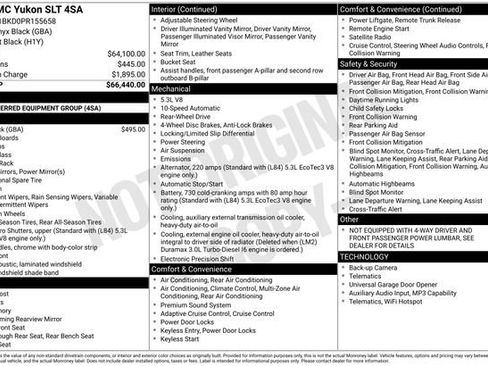 Used 2023 GMC Yukon SLT RWD image 6