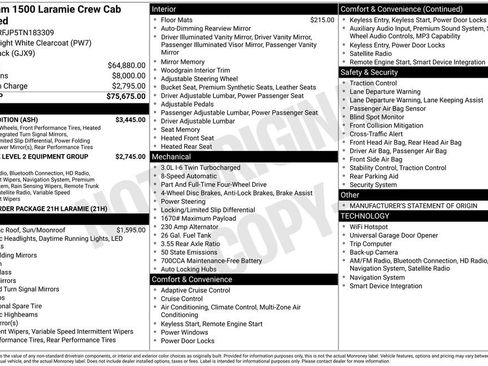 Used 2026 RAM 1500 Laramie w/ Night Edition AWD/4WD image 9