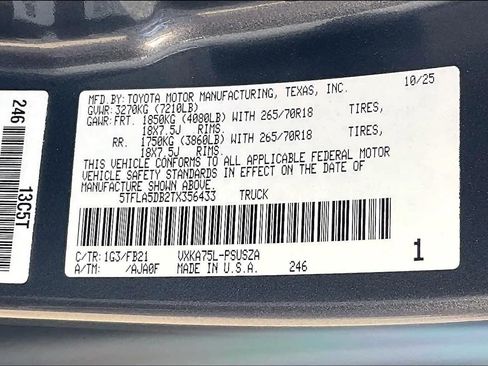 New 2026 Toyota Tundra SR5 image 21