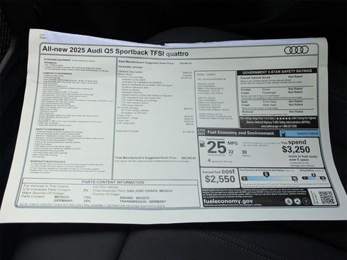 New 2025 Audi Q5 2.0T Premium Plus image 18