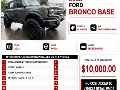 Used 2023 Ford Bronco 4-Door