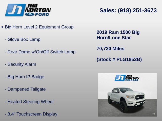 Used 2019 RAM 1500 Big Horn AWD/4WD image 15