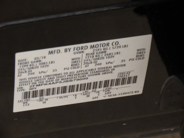 Used 2018 Ford Edge Sport w/ Equipment Group 401A AWD/4WD image 28