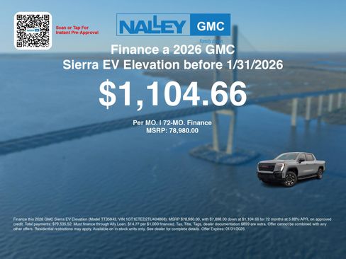 New 2026 GMC Sierra EV Elevation w/ Premium Package image 6