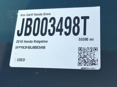 Used 2018 Honda Ridgeline RTL-T image 34